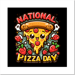 Pizza Is My Love Language: Celebrate National Pizza Day" Posters and Art